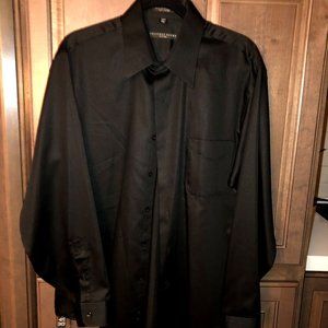 Men's Black Geoffrey Beene Dress Shirt